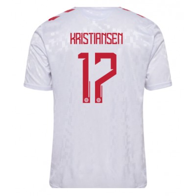 Dres Danska Victor Kristiansen #17 Gostujuci EP 2024 Kratak Rukav Dres Danska Victor Kristiansen #17 Gostujuci EP 2024 Kratak Rukav
